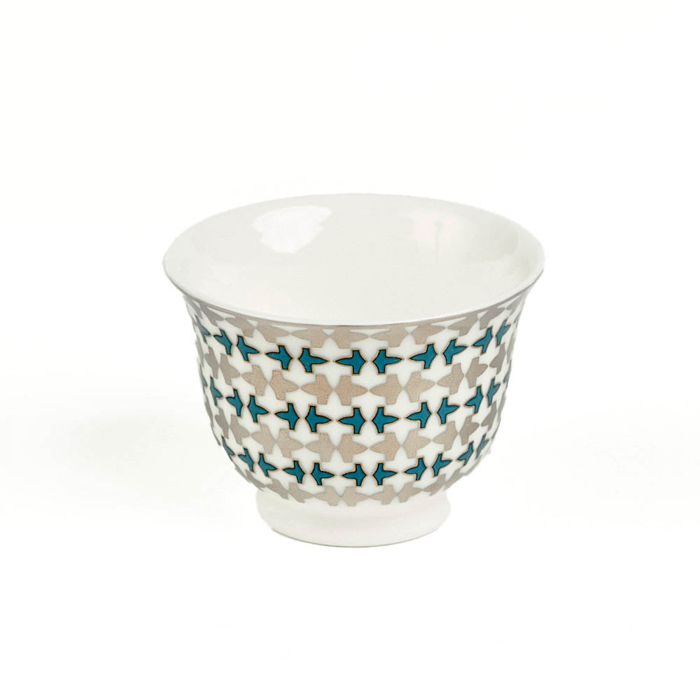 Alhambra blue Arabic Coffee Cups